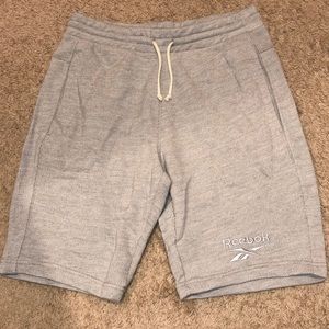 Gray Reebok Lounge Shorts Brand New with Tags